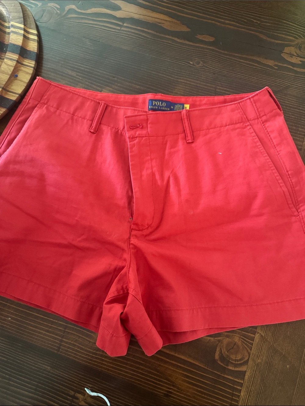 Polo by Ralph Lauren Red Casual Shorts with Blue Label